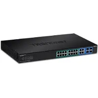 Trendnet TPE-1620WSF, Hallittu, L2/L3, Gigabit Ethernet (10/100/1000), Power over Ethernet -tuki, Telineasennus, 1U