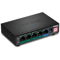 Trendnet TPE-TG51G, Gigabit Ethernet (10/100/1000), Täysin kaksipuolinen, Power over Ethernet -tuki, Seinäkiinnitteinen