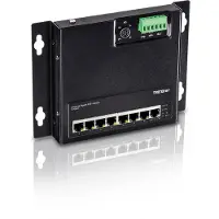 Trendnet TI-PG80F, Hallitsematon, Gigabit Ethernet (10/100/1000), Täysin kaksipuolinen, Power over Ethernet -tuki, Seinäkiinnitteinen