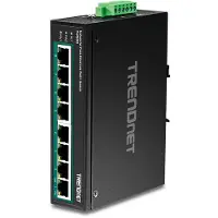 Trendnet TI-PE80, Hallitsematon, Fast Ethernet (10/100), Täysin kaksipuolinen, Power over Ethernet -tuki, Seinäkiinnitteinen