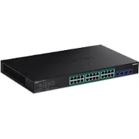 Trendnet TPE-30284, Hallittu, L2/L4, Gigabit Ethernet (10/100/1000), Power over Ethernet -tuki, Telineasennus, 1U