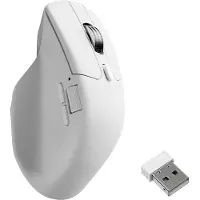 Keychron M6 - PixArt 3950 (8K Polling Rate), langaton hiiri, 30 000 DPI, valkoinen