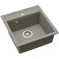AquaSanita Kiviallas HELIKA Tesa SQT100-220W, lämmin betoniväri.