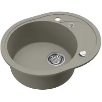 AquaSanita Kiviallas HELIKA Clarus SR102-220AW, lämmin betoniväri.