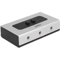 DeLOCK – Switch Stereo Jack 3.5 mm 2 port manual bidirectional (87699)