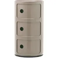 Kartell Componibili 3-osainen dove grey