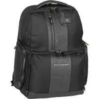 Piquadro Brief Yritysreppu RFID-suoja 42.5 cm Kannettavan tietokoneen taskun syvyys Musta