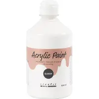 Creativ Light Akryylimaali a-color 01 - kiiltävä, valkoinen, 500 ml
