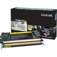 Lexmark – Toner f X748 YL 10K RP (X748H1YG)