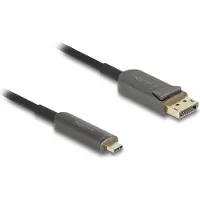 DeLOCK 81609, 30 m, USB Type-C, DisplayPort, Uros, Uros, Suora