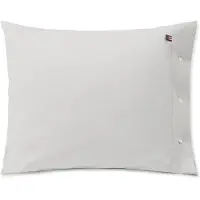 Lexington Pin Point Gray Cotton Tyynynpäällinen 50x90 Cm - Tyynyliinat Puuvilla Harmaa - 10000036-7000-P45