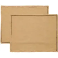 Decotique Sienna Tabletti 35x45 Cm 2 Kpl:n Pakkaus - Tabletit & Lasinaluset Puuvilla Beige - 421685