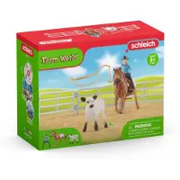 Schleich Cowgirl Team Roping Fun - Multi/patterned - ONE SIZE