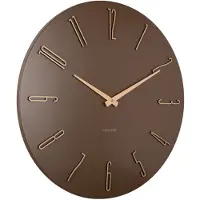 Karlsson seinäkello Esmerado large mocha brown KA6073BR