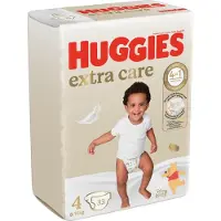 Huggies Extra Care Size 4 kertakäyttövaipat 8-16 kg 33 kpl
