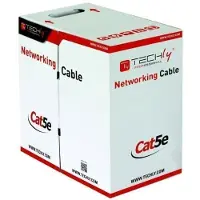 Techly ITP8-RIS-0305LO Cat5e FTP Kierretty Parikaapeli 305m CCA Musta Ulkokäyttöön (ITP8-RIS-0305LO)