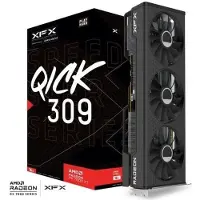 XFX Radeon RX 7600 XT Speedster QICK309 Black 16GB -näytönohjain