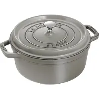 Staub La Cocotte pyöreä pata valurauta 8,4 L Grafiitinharmaa