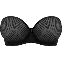 Freya Tailored Uw Moulded Strapless Bra - Black - 80 E