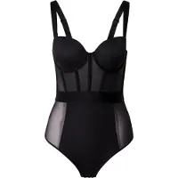 DKNY Sheers Cupped Strapless Hihaton Paita