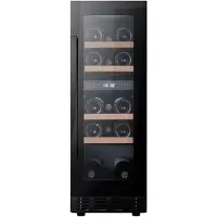 Cavin Arctic Collection 30D Fullglass Black, integroitava viinikaappi 18 pulloa