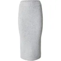 Vila Viretta Pencil Knit Skirt - Grey - M