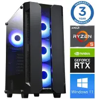 INTOP Tietokone Ryzen 5 5600X 32GB 500SSD M.2 NVME RTX3050 8GB WIN11Pro