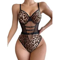 Dark Red Brand Seksikäs body Sexy Wildcat