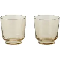 Muuto Raise Glasses Lasi 2-pakkaus 20 Cl - Juomalasit Käsinpuhallettu Lasi Ochre - 12424