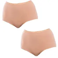 Playtex Maxi Organic Cotton Korkeavyötäröiset Pikkuhousut 2 Yksiköt