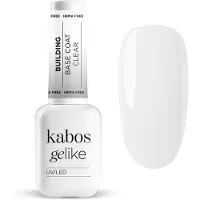 Kabos UV/LED Rakennusgeeli Builder Clear 10ml | Vahvistava pohja, kynsien pidennys, ranskalainen/arkikäyttö, baby boomer, keskipaksu koostumus, helppo levitys