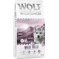 Wolf of Wilderness 2x12kg Junior Wild Hills ankka viljaton koiranruoka