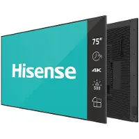 Hisense 75DM66D, 190,5 cm (75"), LED, 3840 x 2160 pikseliä, Wi-Fi, 24/7