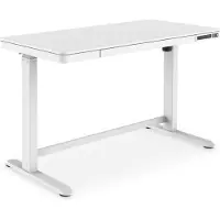 Digitus DA-90406, Johtajan pöytä, Kotitoimisto, Office, Suora, Suorakaiteen muotoinen, Valkoinen, Valkoinen