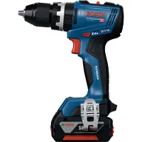 Bosch Langattomat iskuporakoneet - GSB 18V-65 - - mukana 2 kpl 18V 5.0Ah akkuja - laturi - L-Boxx - 06019N3303