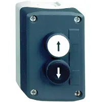 Schneider Electric ELECTRIC PAINIKEKOTELO TUMMAN HARMAA, PAINIKKEET"YLÖS-ALAS" (XALD222)