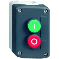 Schneider Electric ELECTRIC PAINIKEKOTELO TUMMAN HARMAA, PAINIKKEET"O-I" (XALD213)
