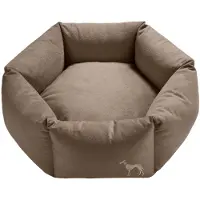 Hunter - Sofa Ortho Hexagon Merida 70 cm Polyester Taupe - Koirat - Koiranpedit ja pehmusteet - Koiransängyt ja koiranpedit