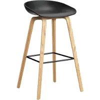 HAY Aas 32 2.0 Baarijakkara 75 Cm Lakattu Tammi / / - Baarijakkarat Polypropyleeni Musta - AA012-D168-AA51-01UF