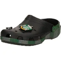 Crocs Puukengät & -jalkineet 'Slytherin Classic' tummanvihreä / musta
