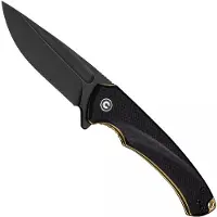 CIVIVI Voidflare C24040-1 Blackwashed 14C28N, Black G10, pocket knife