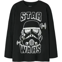 Name it Nkmvolt Starwars Ls Top Bfu - Black - 158-164