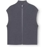 Rethinkit Studios Wool Zip Vest Oslo - Grey - S