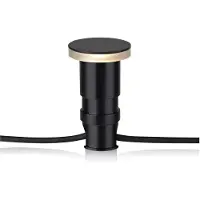 Markslöjd Garden 24 Decklight musta 3W sivussa Ø6cm Decklight, himmennettävä, Musta, Alumiini, Moderni, Upotetut valaisimet