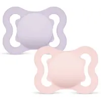 Mam Air Silicone 0-6m Pink 2pcs