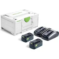 Festool Latauspakkaus SYS 18V 2x5,0/TCL 6 DUO
