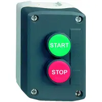Schneider ELECTRIC PAINIKEKOTELO TUMMAN HARMAA, PAINIKKEET"START-STOP" (XALD215)