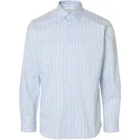 Selected Slmfilip-Performance Slim Ls Shirt Noos - Blue - XXL
