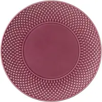 Bordallo Pinheiro Bicos Lautanen Ø28 Cm Pinkki - Ruokalautaset Kivitavara Vaaleanpunainen - 65032227