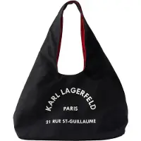 Karl Lagerfeld Ostoskassi musta / valkoinen